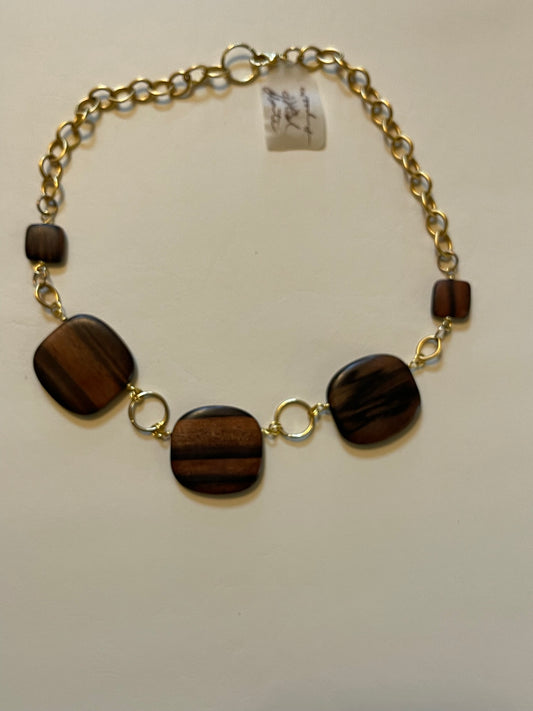 Zebra Wood Necklace