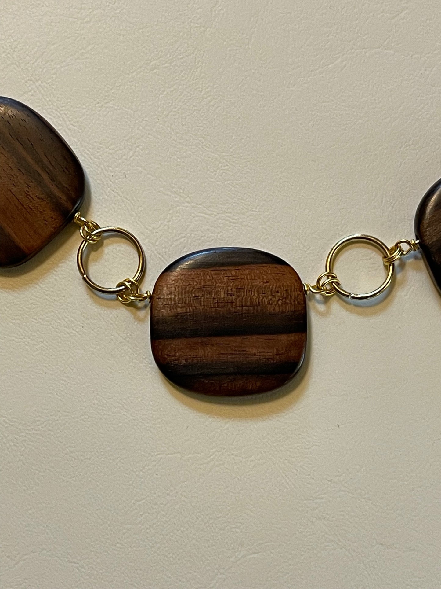 Zebra Wood Necklace